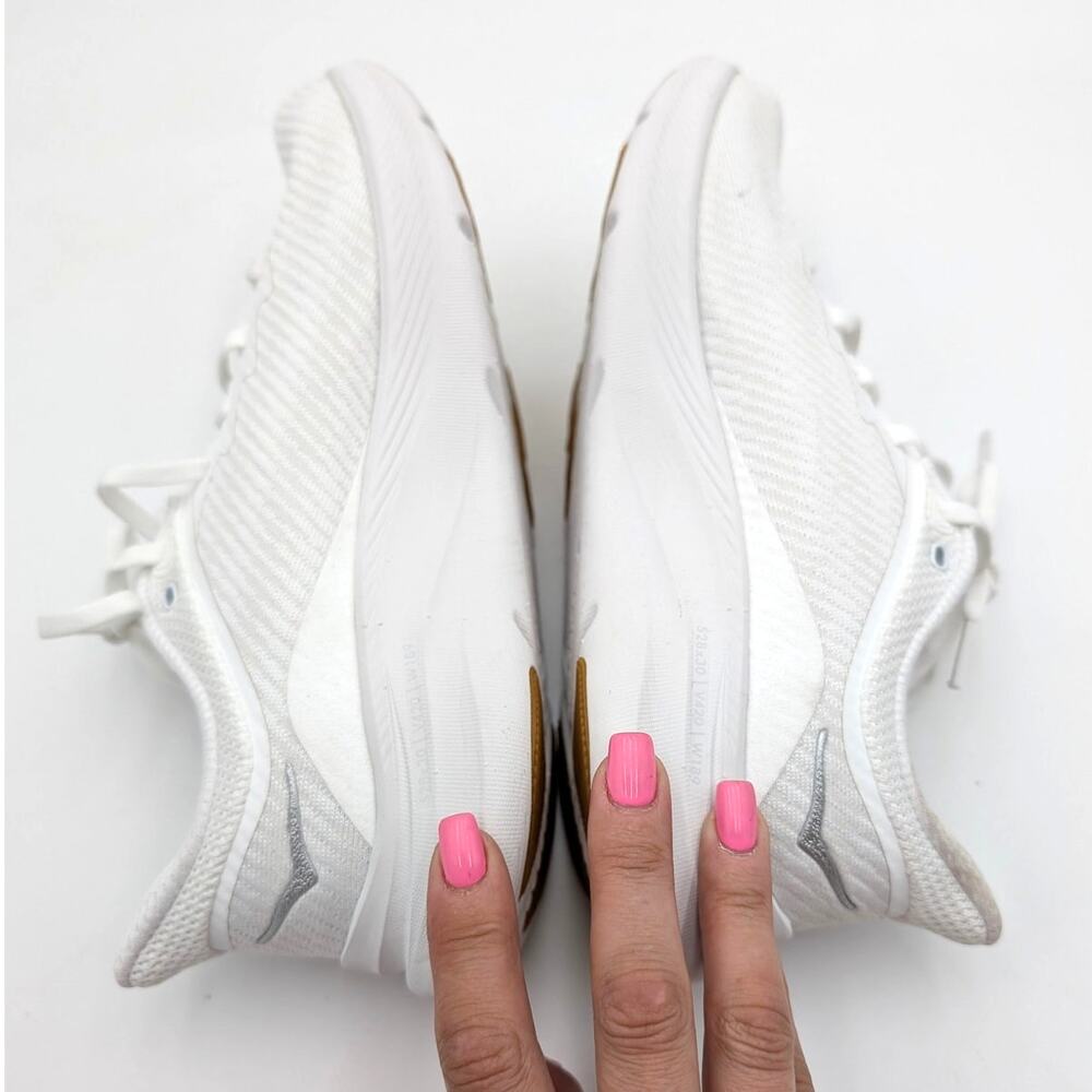 Hoka One One Solimar Running Sneaker Shoes Lace-Up Women's White Size US8B EU40 - Picture 8 of 9